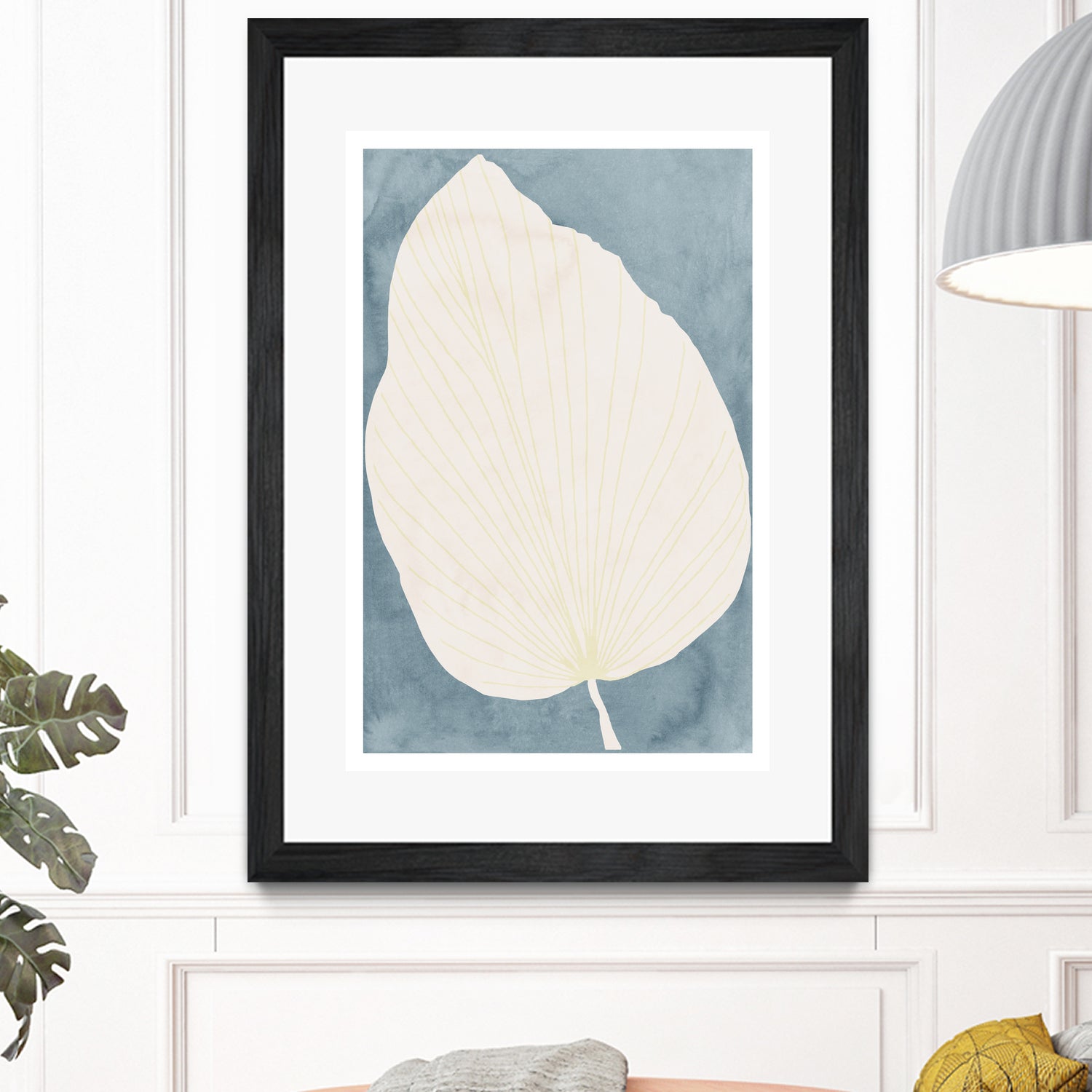 Illustration Of A Large Leaf by Casa cartissi on GIANT ART - illustration minimalist art