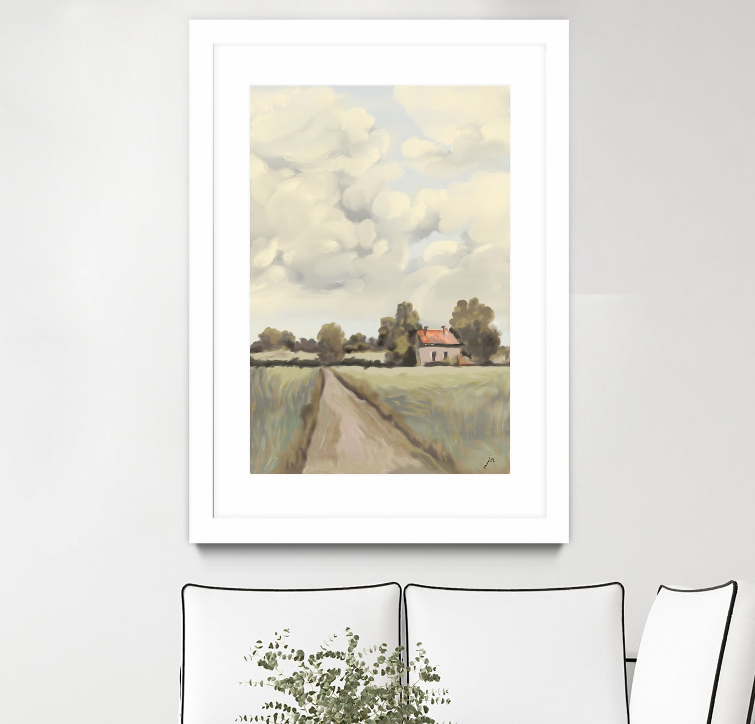 Tranquil Countryside by Jenna Alheit on GIANT ART - 4724 illustration