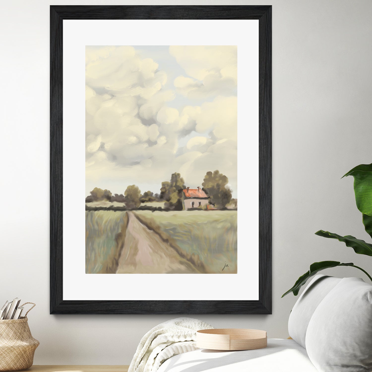Tranquil Countryside by Jenna Alheit on GIANT ART - 4724 illustration