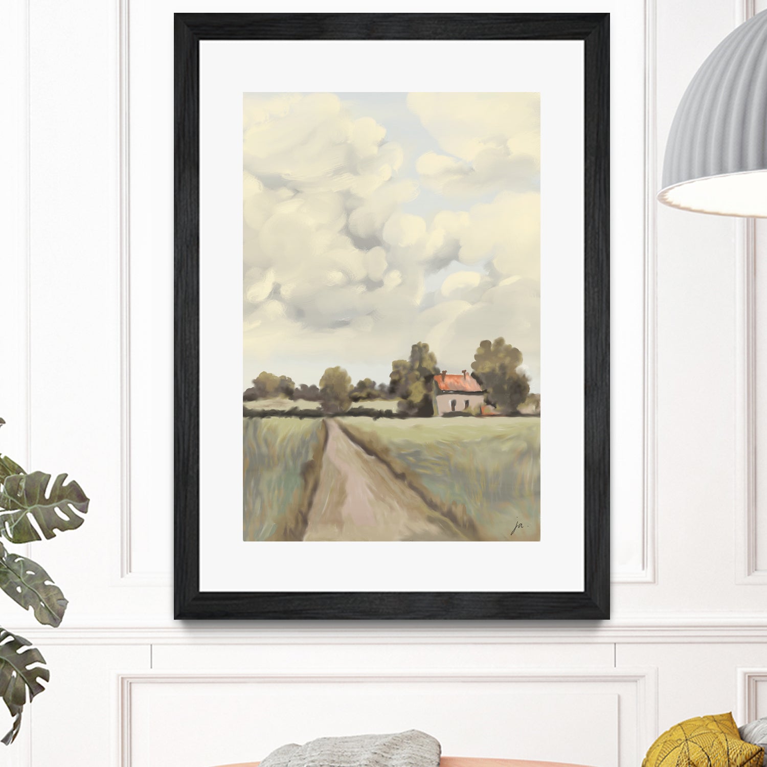 Tranquil Countryside by Jenna Alheit on GIANT ART - 4724 illustration