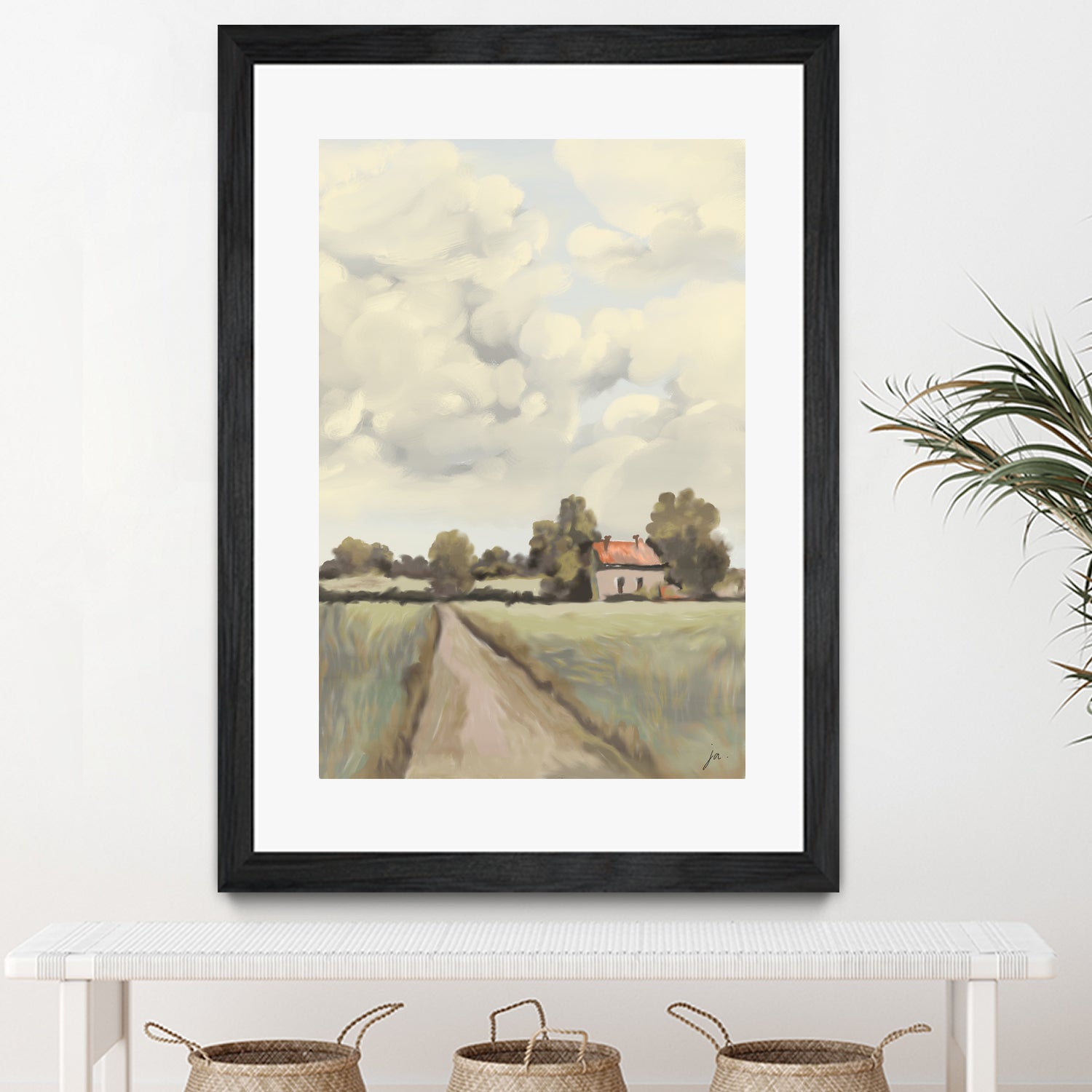 Tranquil Countryside by Jenna Alheit on GIANT ART - 4724 illustration