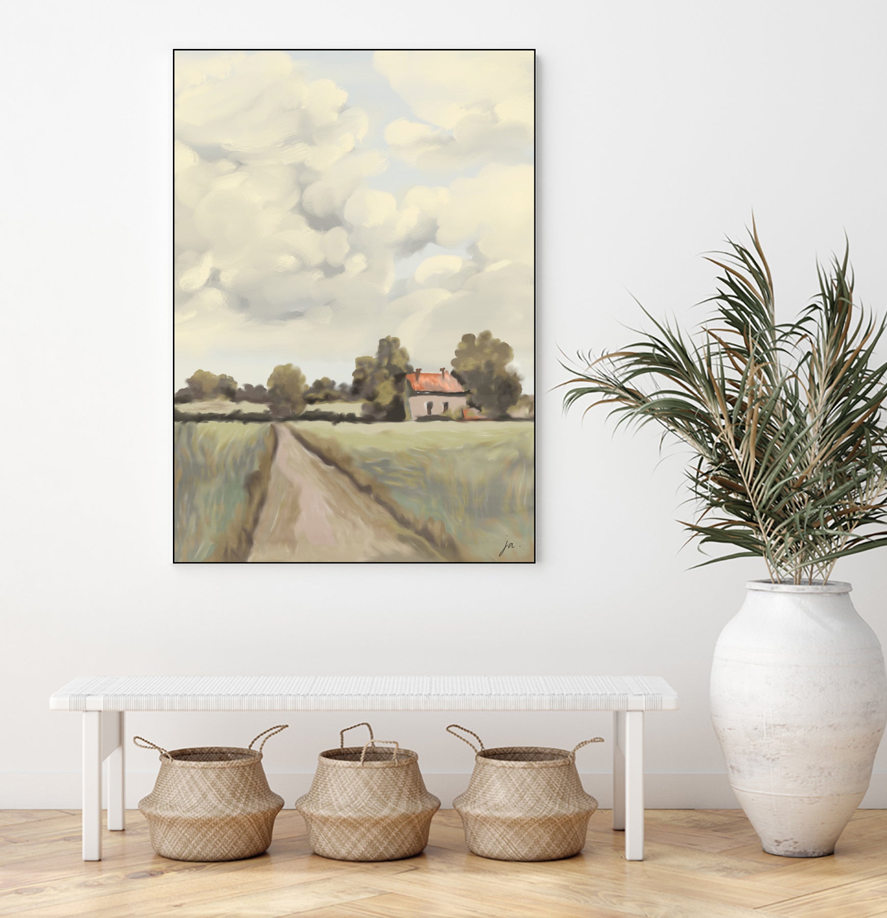 Tranquil Countryside by Jenna Alheit on GIANT ART - 4724 illustration