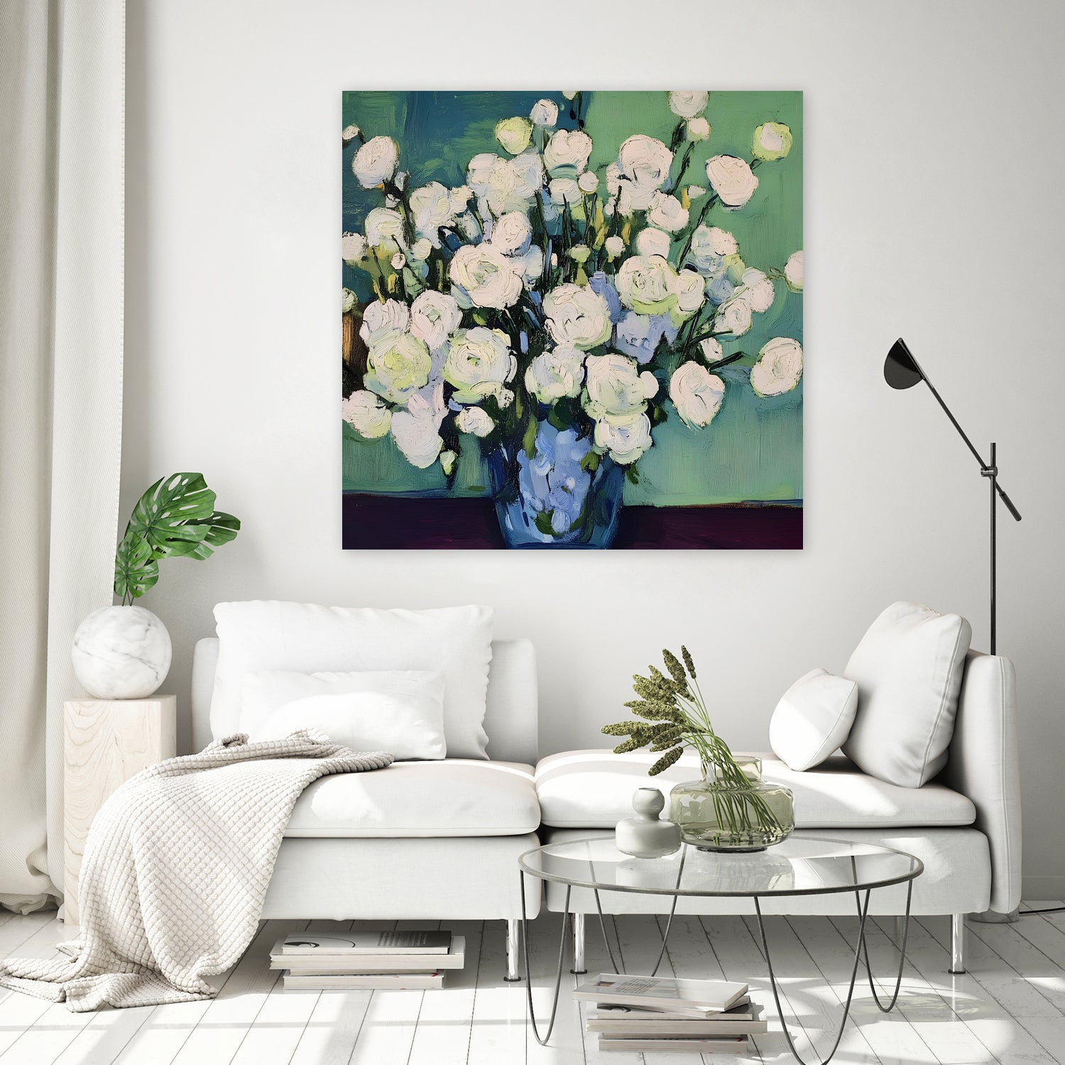 White Roses by Avanesova Elena on GIANT ART -  white roses