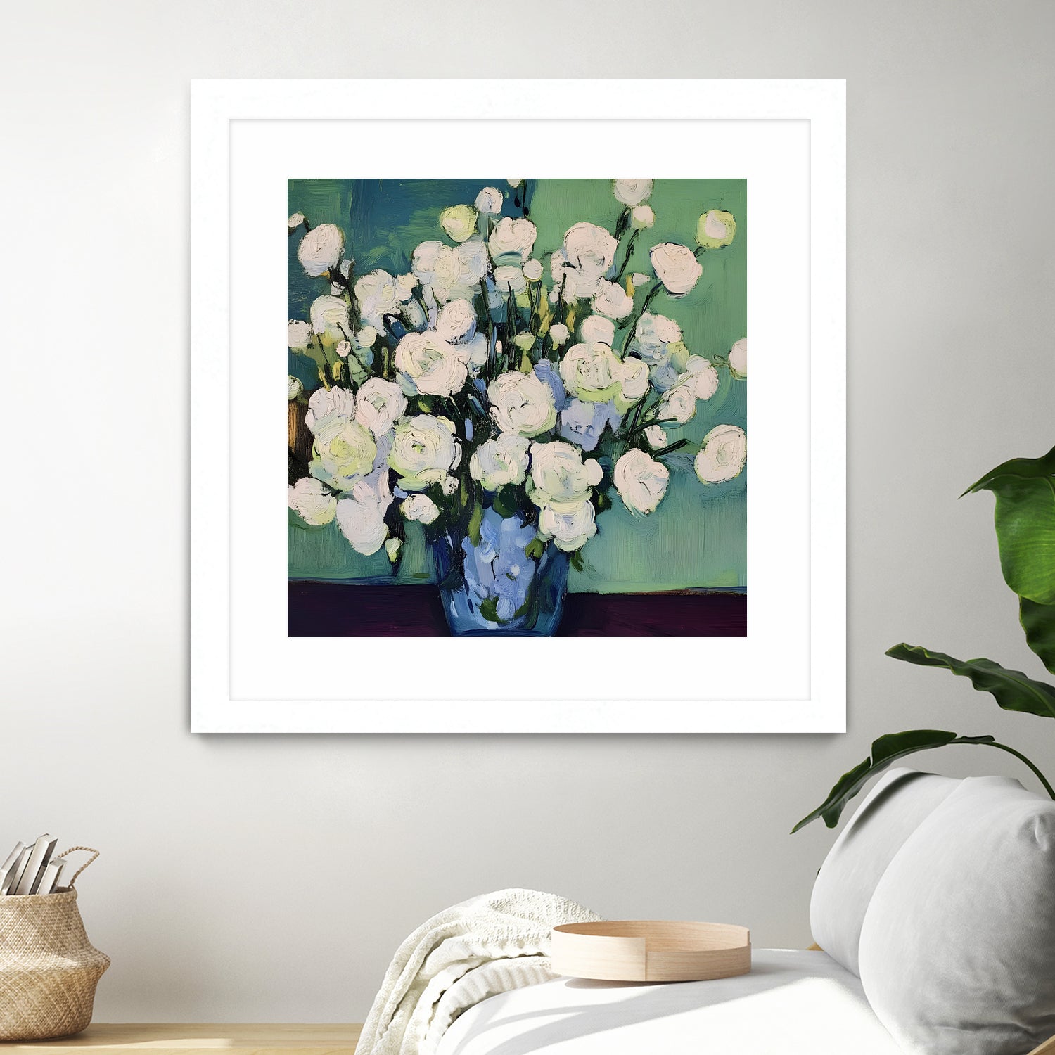 White Roses by Avanesova Elena on GIANT ART -  white roses