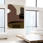 Layered Geometric Shapes And Earthy Tones by cartissi on GIANT ART - 7200 illustration