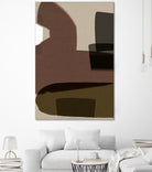 Layered Geometric Shapes And Earthy Tones by cartissi on GIANT ART - 7200 illustration