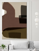 Layered Geometric Shapes And Earthy Tones by cartissi on GIANT ART - 7200 illustration