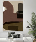 Layered Geometric Shapes And Earthy Tones by cartissi on GIANT ART - 7200 illustration