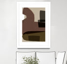 Layered Geometric Shapes And Earthy Tones by cartissi on GIANT ART - 7200 illustration