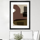 Layered Geometric Shapes And Earthy Tones by cartissi on GIANT ART - 7200 illustration