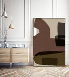 Layered Geometric Shapes And Earthy Tones by cartissi on GIANT ART - 7200 illustration