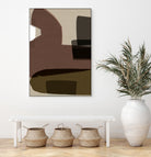 Layered Geometric Shapes And Earthy Tones by cartissi on GIANT ART - 7200 illustration