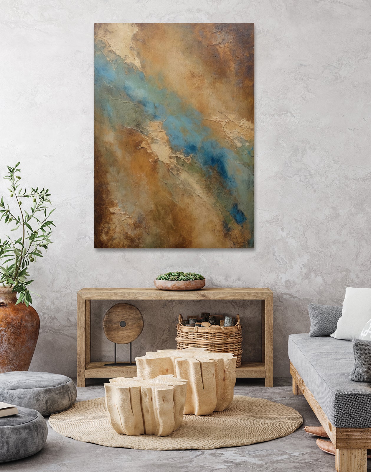 River Through the Desert by Alpenglow Workshop on GIANT ART -  abstract