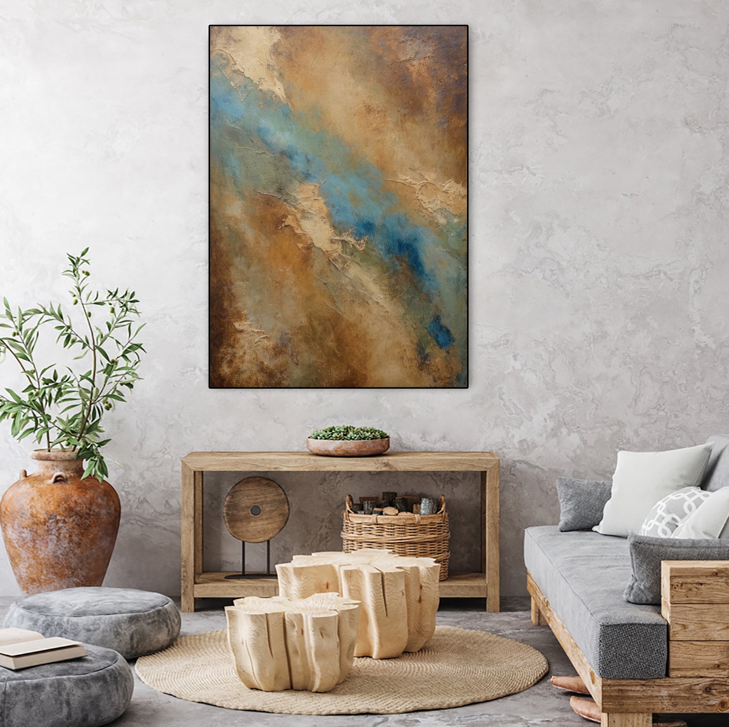 River Through the Desert by Alpenglow Workshop on GIANT ART -  abstract