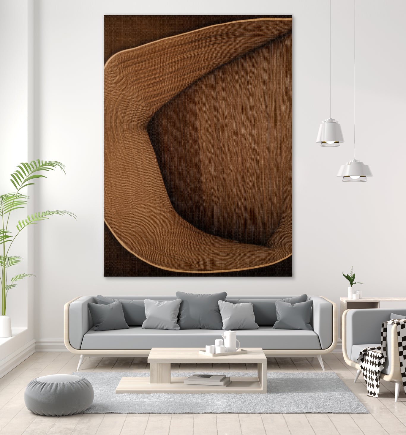 Caramel lines I by Alma on GIANT ART - 6223 photography