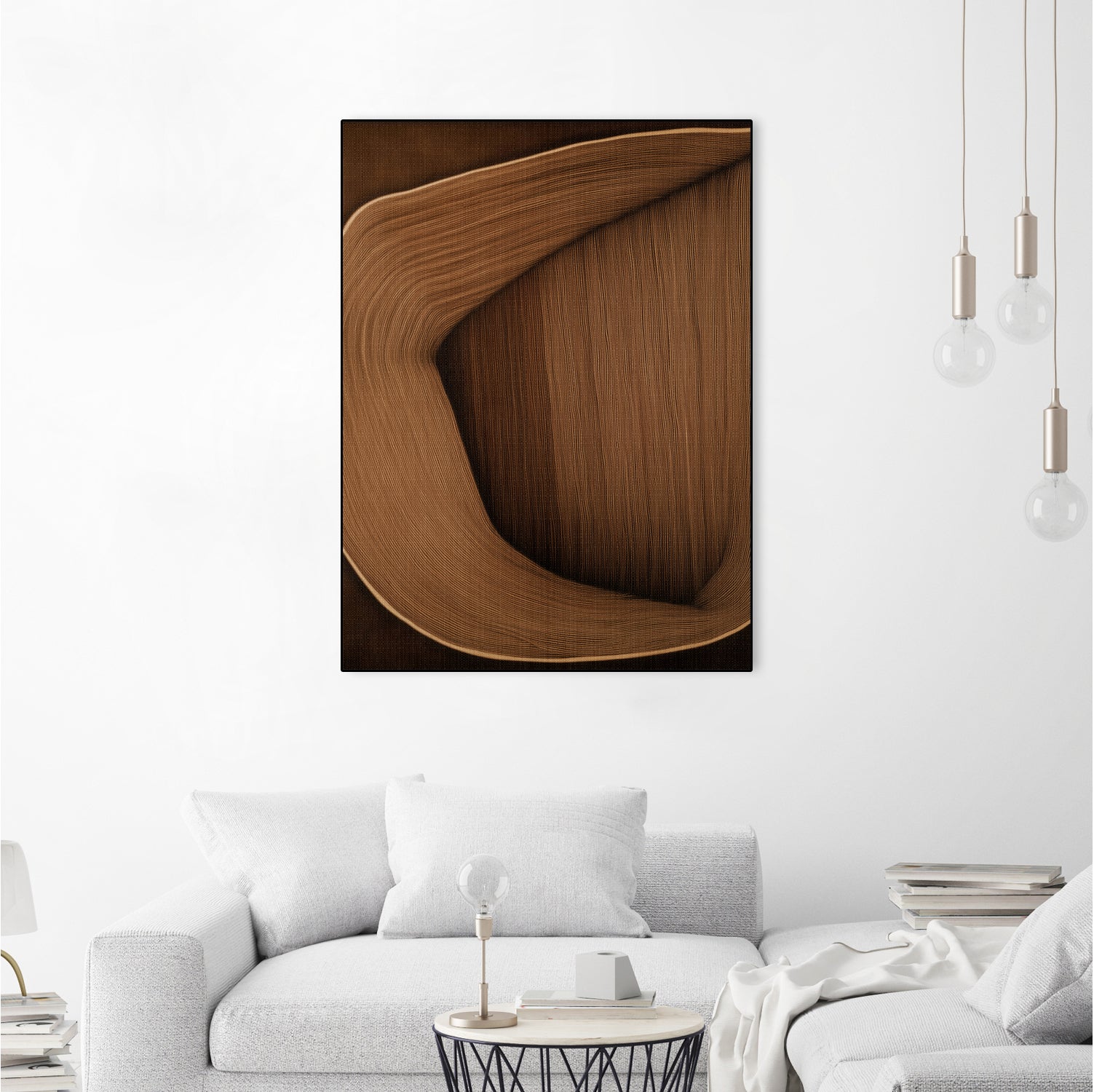 Caramel lines I by Alma on GIANT ART - 6223 photography