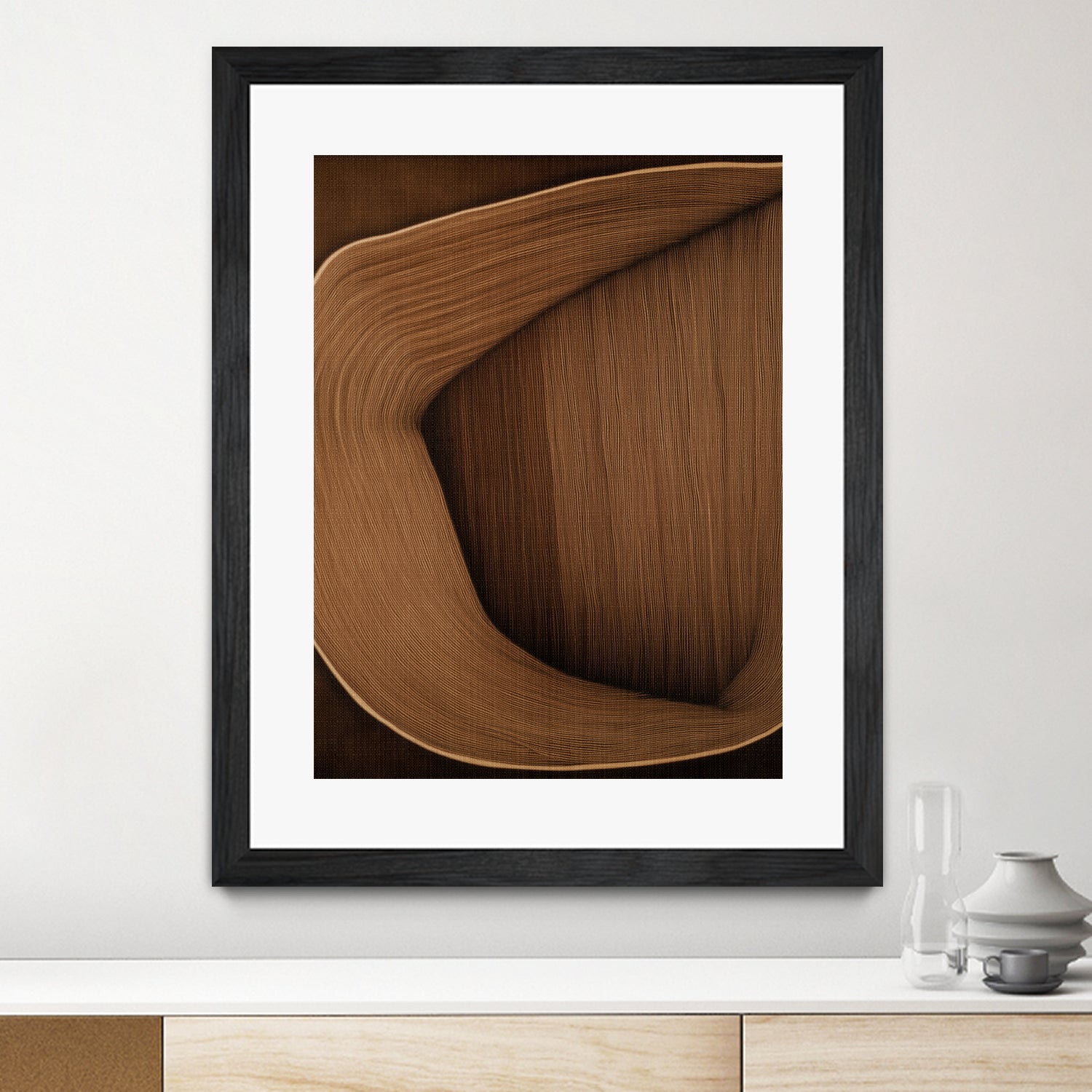 Caramel lines I by Alma on GIANT ART - 6223 photography