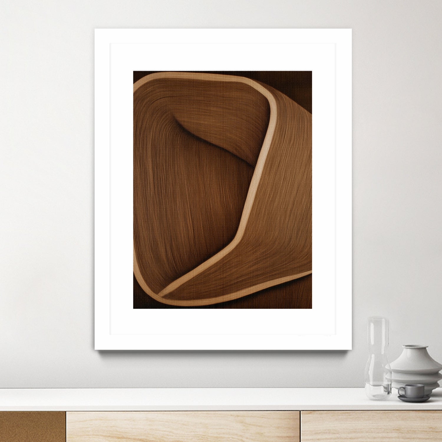 Caramel lines II by Alma on GIANT ART - 6223 photography