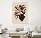 Gentle Life In A Broken Vase by Ralu S on GIANT ART - flowers and plants mid-century modern art