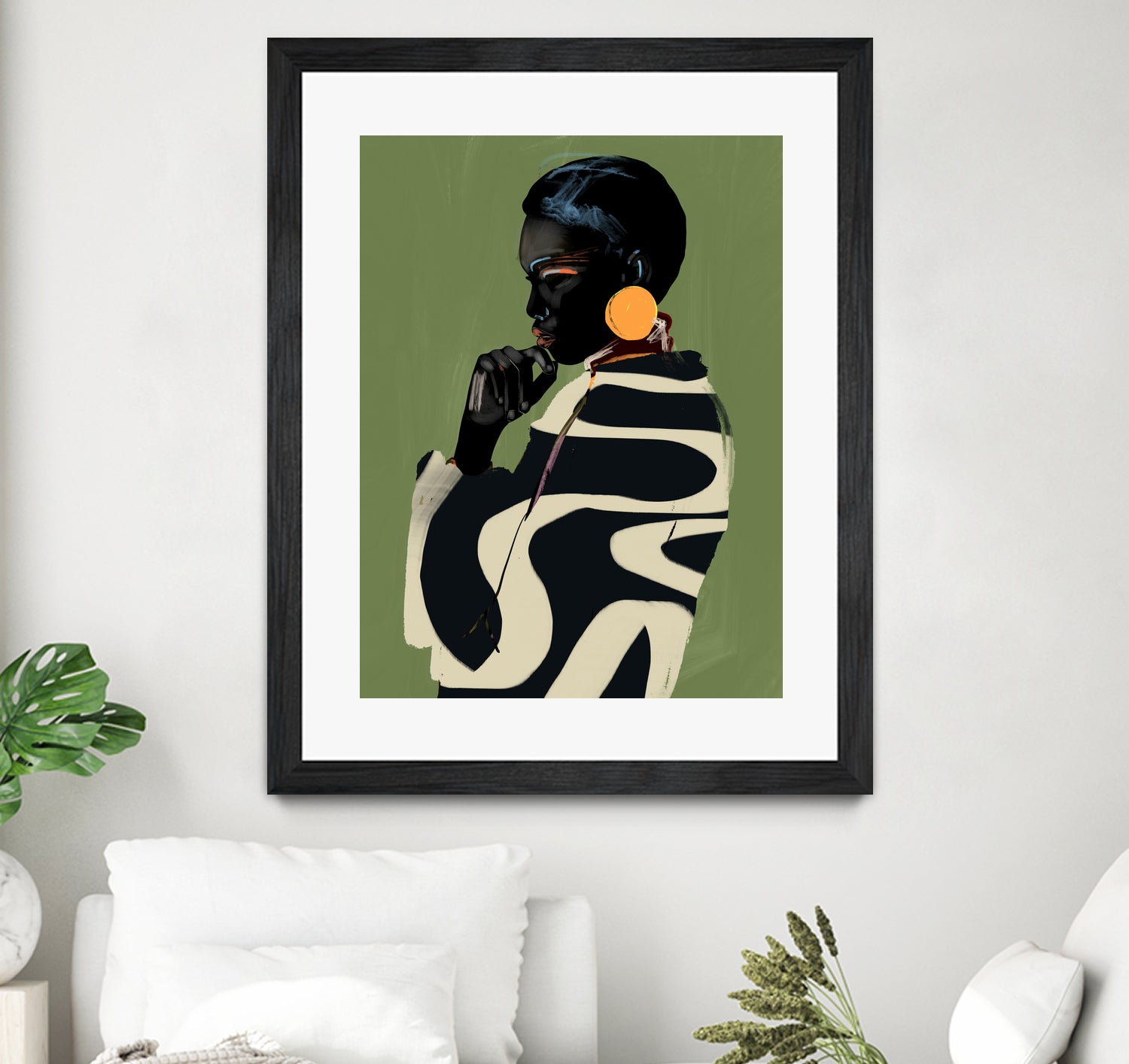 Bold Contemplation by ThingDesign on GIANT ART - illustration modern art