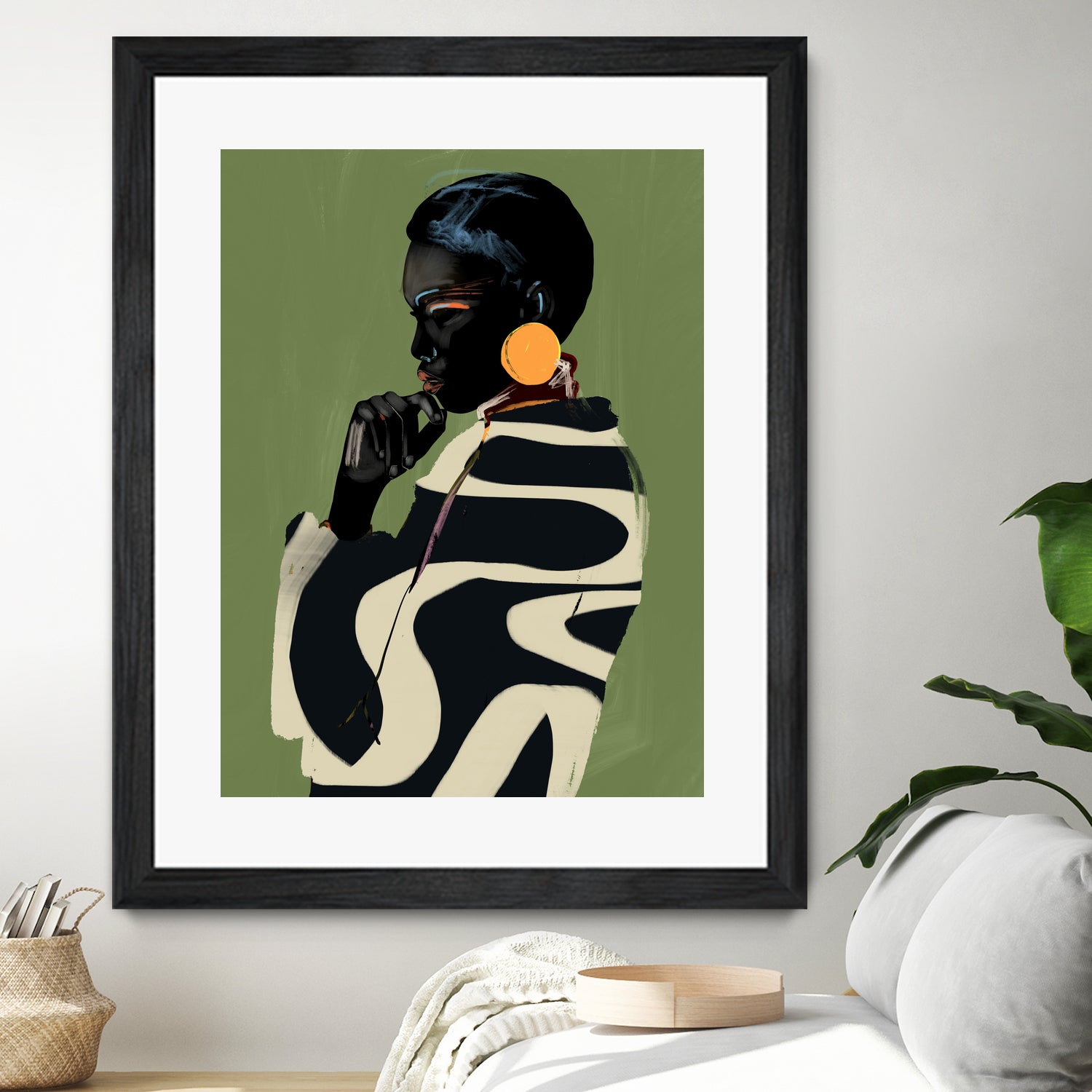 Bold Contemplation by ThingDesign on GIANT ART - illustration modern art