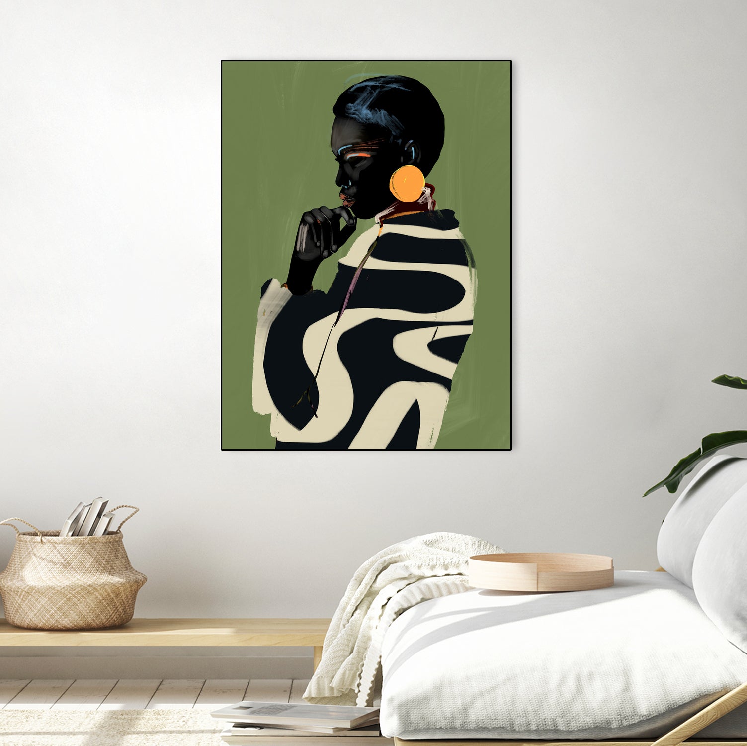 Bold Contemplation by ThingDesign on GIANT ART - illustration modern art