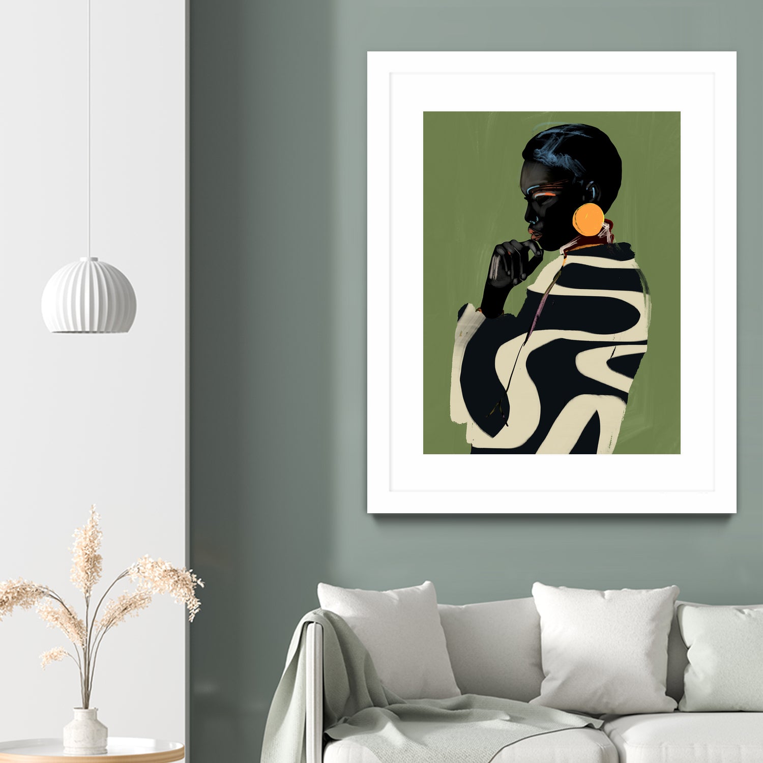 Bold Contemplation by ThingDesign on GIANT ART - illustration modern art