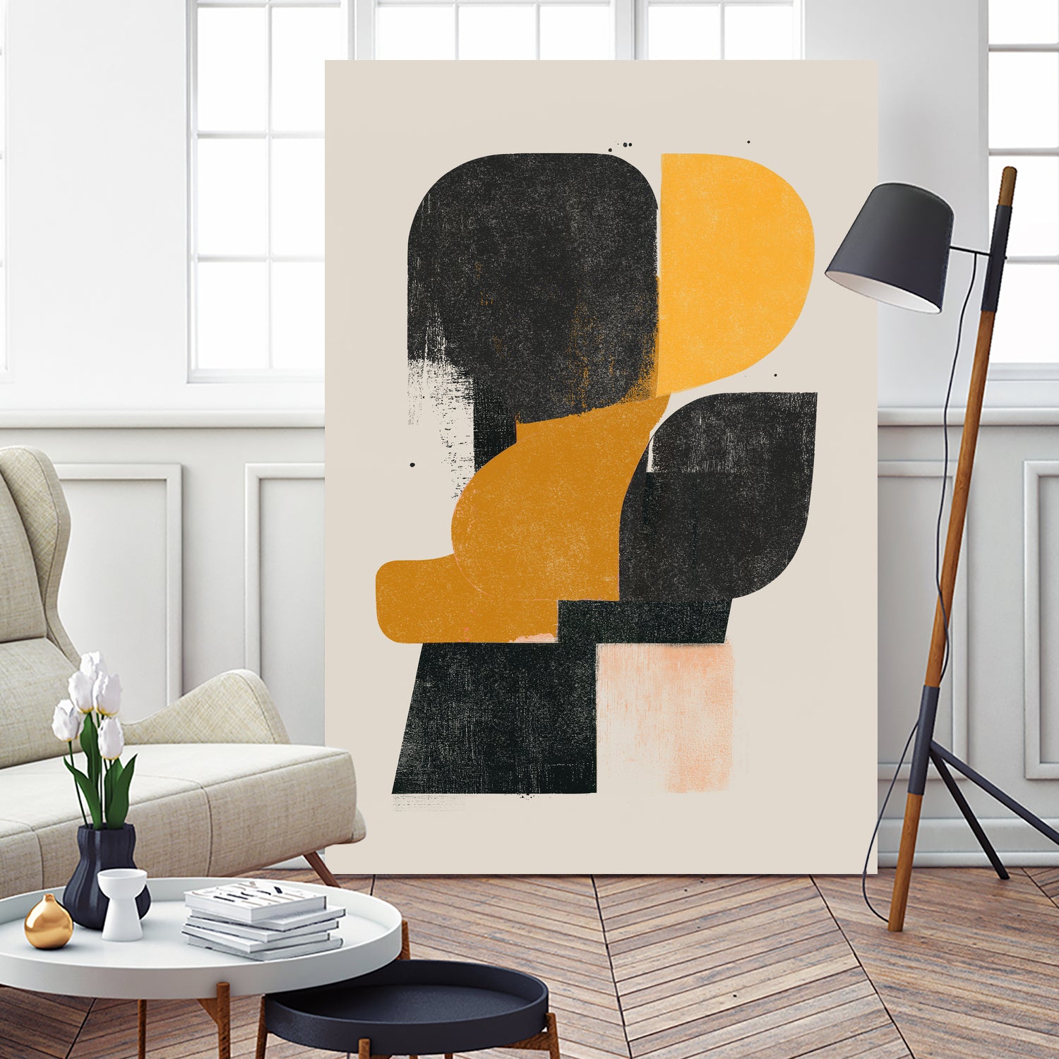 Abstract Shapes No.1 by THE MIUUS STUDIO on GIANT ART -  abstract