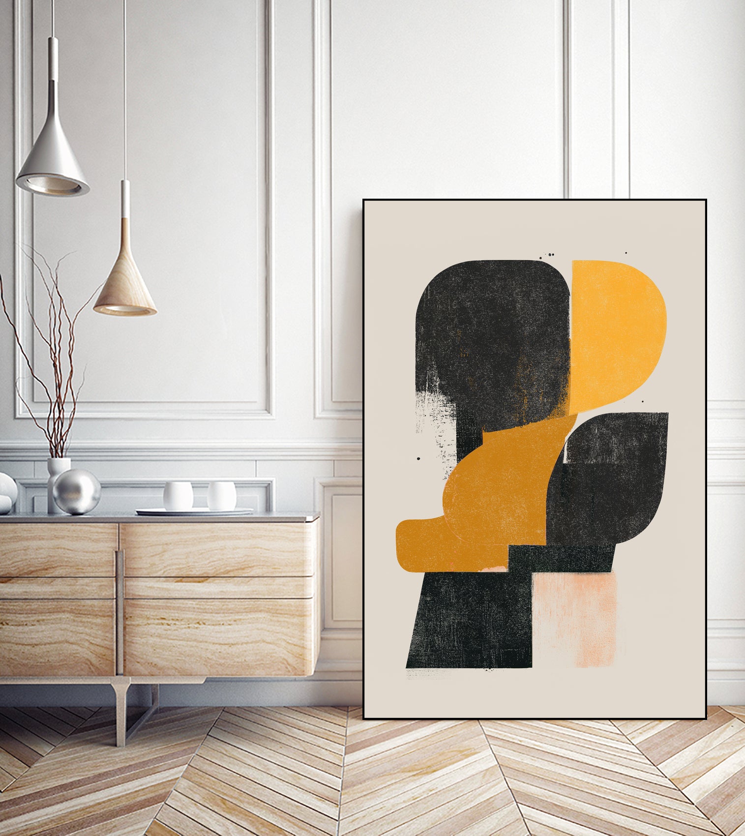 Abstract Shapes No.1 by THE MIUUS STUDIO on GIANT ART -  abstract