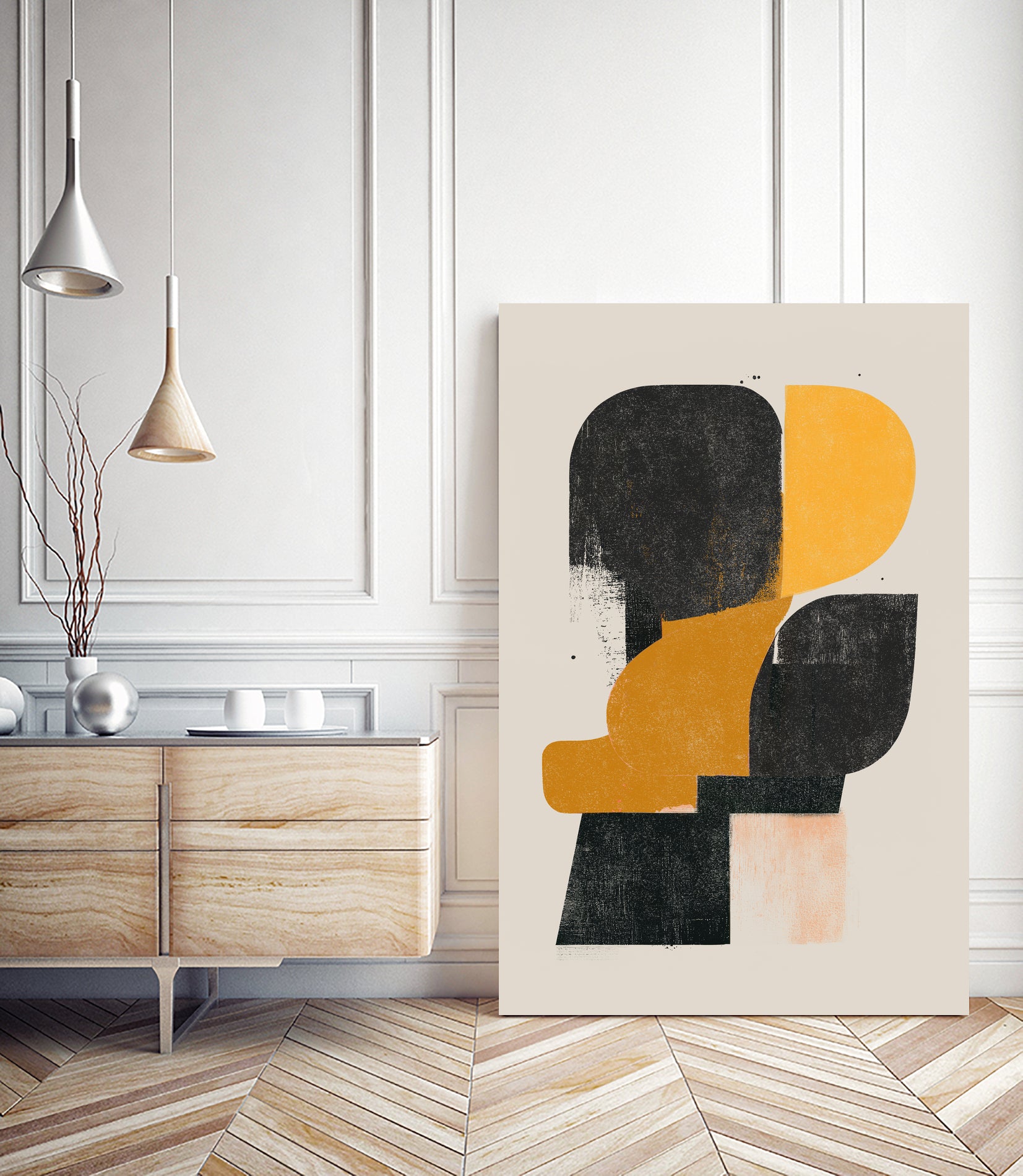 Abstract Shapes No.1 by THE MIUUS STUDIO on GIANT ART -  abstract