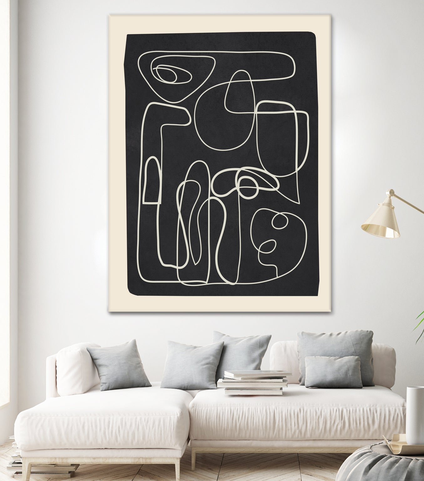 Flowing Lines Maze by City Art on GIANT ART - abstract abstract art print