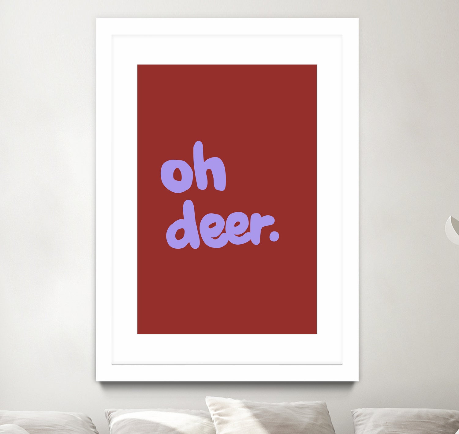 Oh Deer 1 by Studio Memb on GIANT ART - word art love