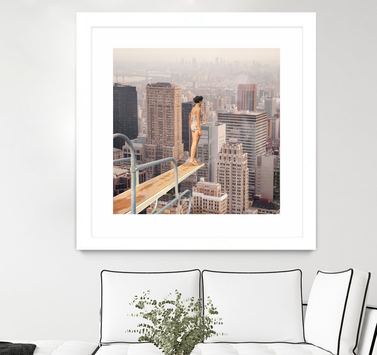 Risky Swimming by Marja van den on GIANT ART - illustration surreal