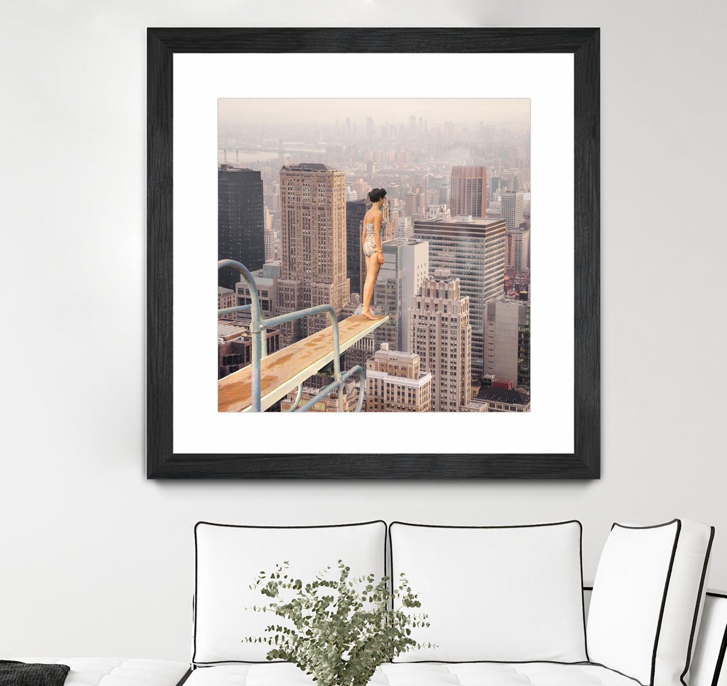 Risky Swimming by Marja van den on GIANT ART - illustration surreal