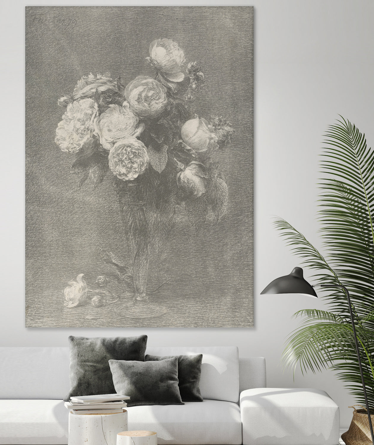 Bouquet of Roses by Henri Fantin Latour on GIANT ART - henri fantin latour