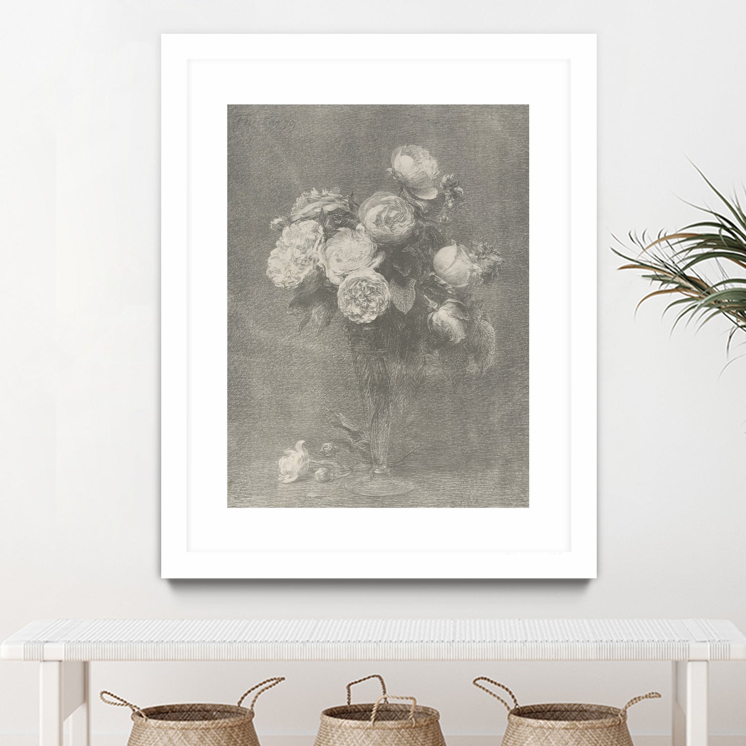 Bouquet of Roses by Henri Fantin Latour on GIANT ART - henri fantin latour