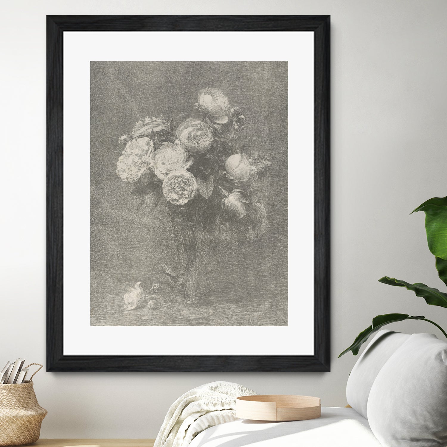 Bouquet of Roses by Henri Fantin Latour on GIANT ART - henri fantin latour