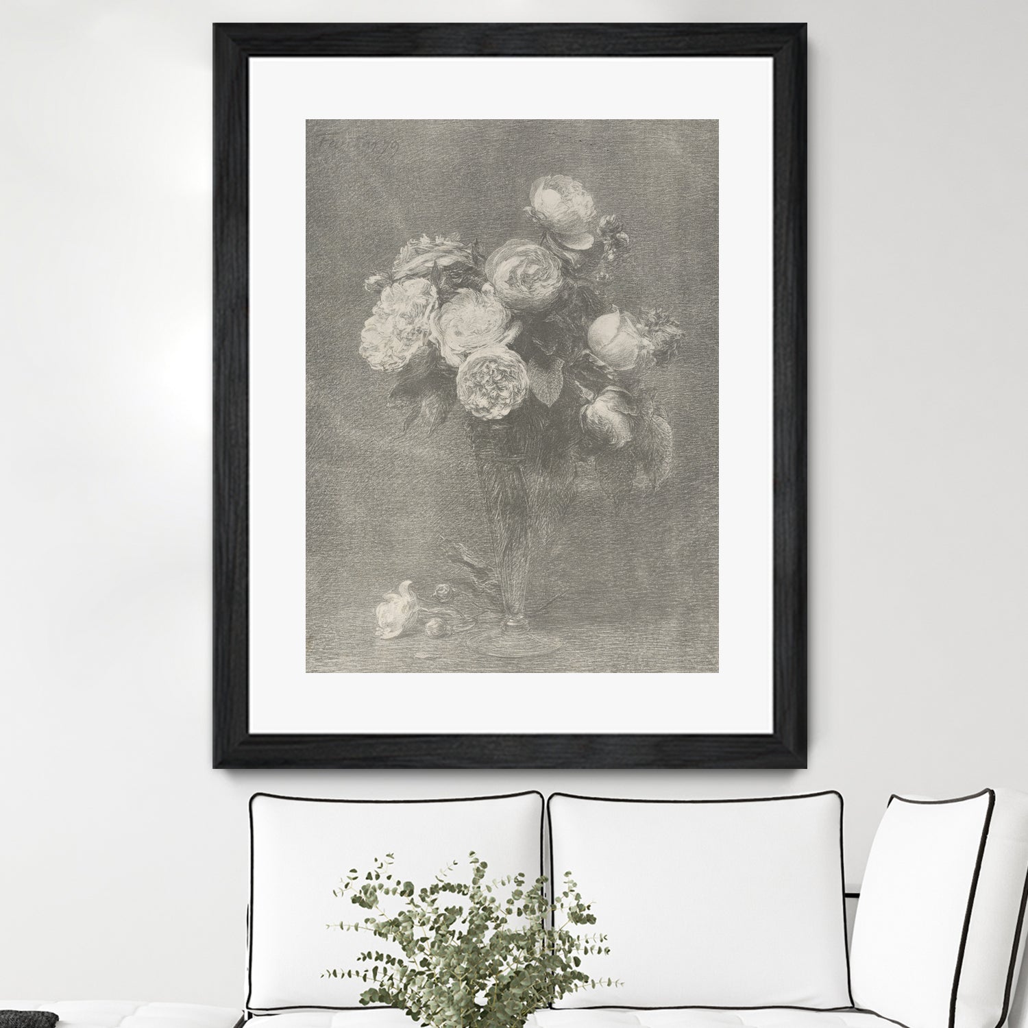 Bouquet of Roses by Henri Fantin Latour on GIANT ART - henri fantin latour