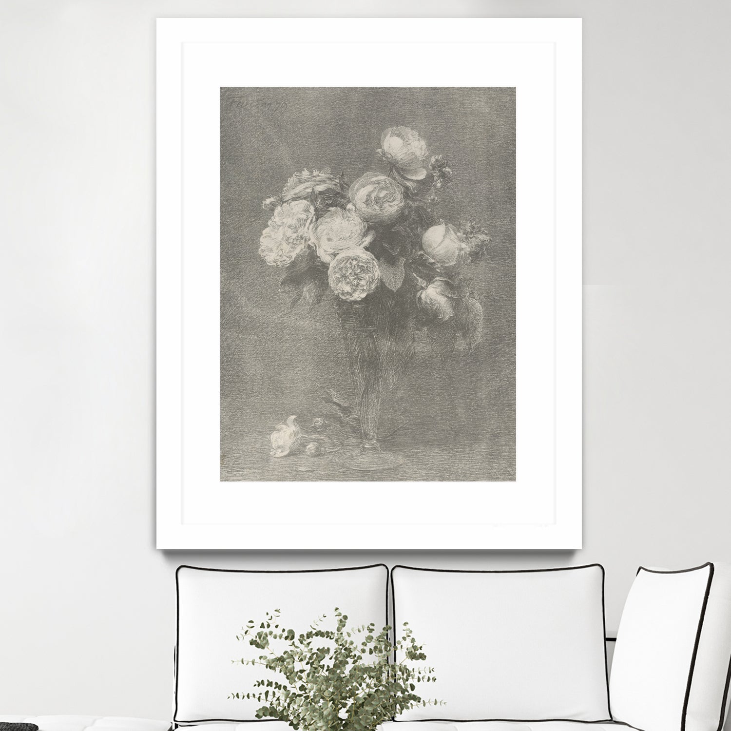 Bouquet of Roses by Henri Fantin Latour on GIANT ART - henri fantin latour