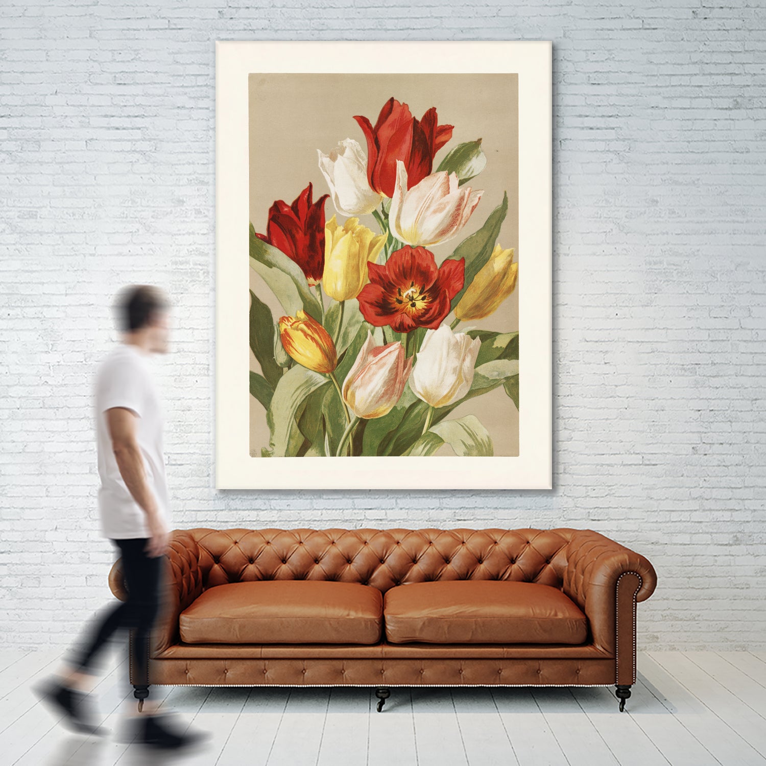 Tulips By Ellen Thayer Fisher by Pictufy on GIANT ART - illustration