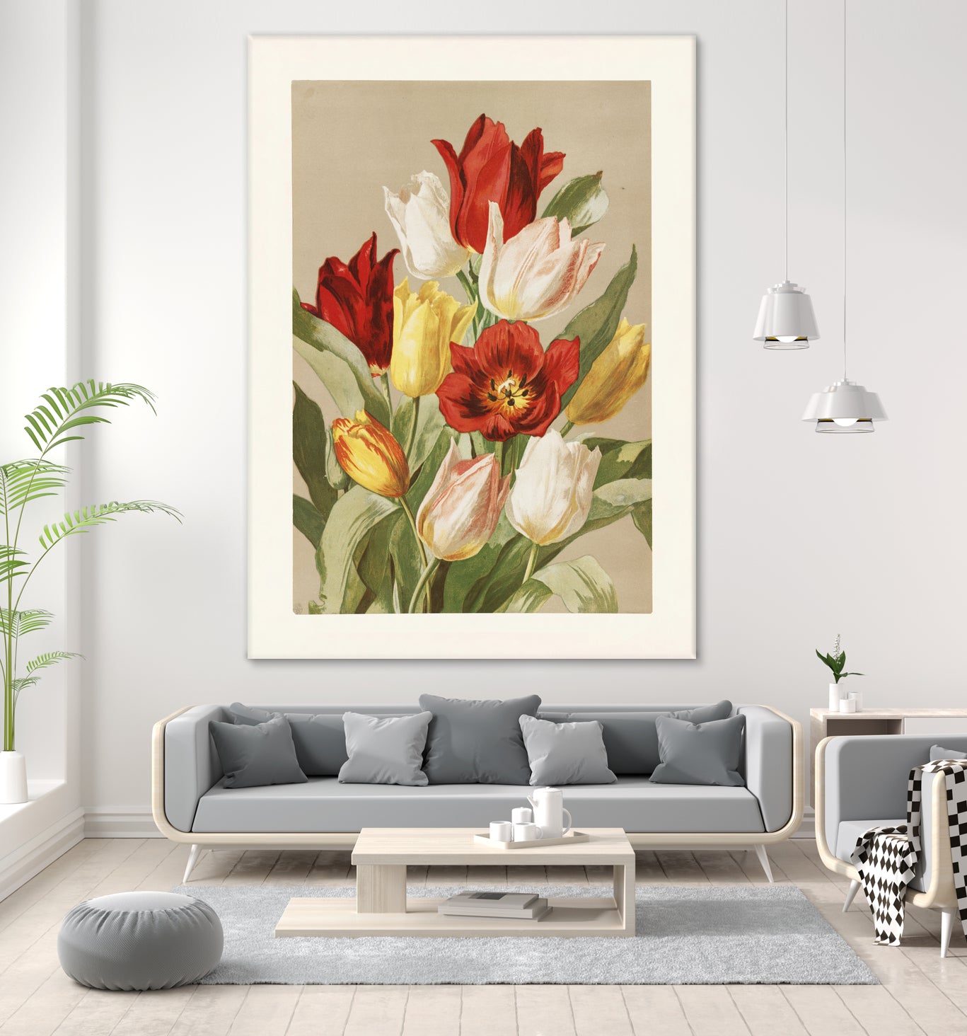 Tulips By Ellen Thayer Fisher by Pictufy on GIANT ART - illustration