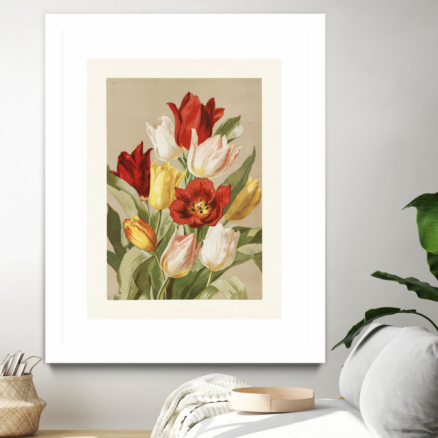 Tulips By Ellen Thayer Fisher by Pictufy on GIANT ART - illustration