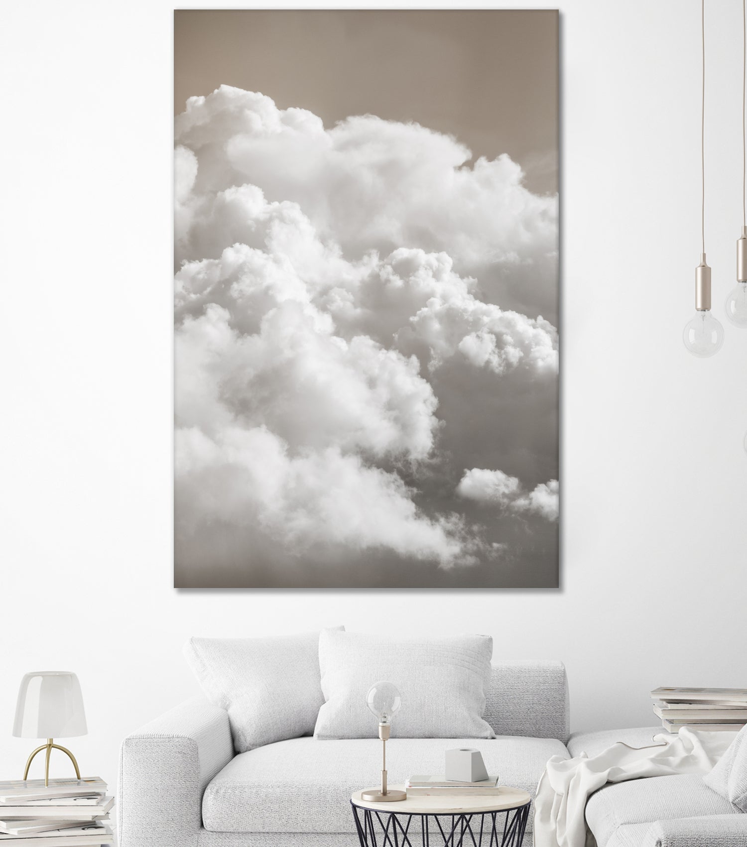 Sandy Clouds by Mareike Bohmer on GIANT ART - cloud