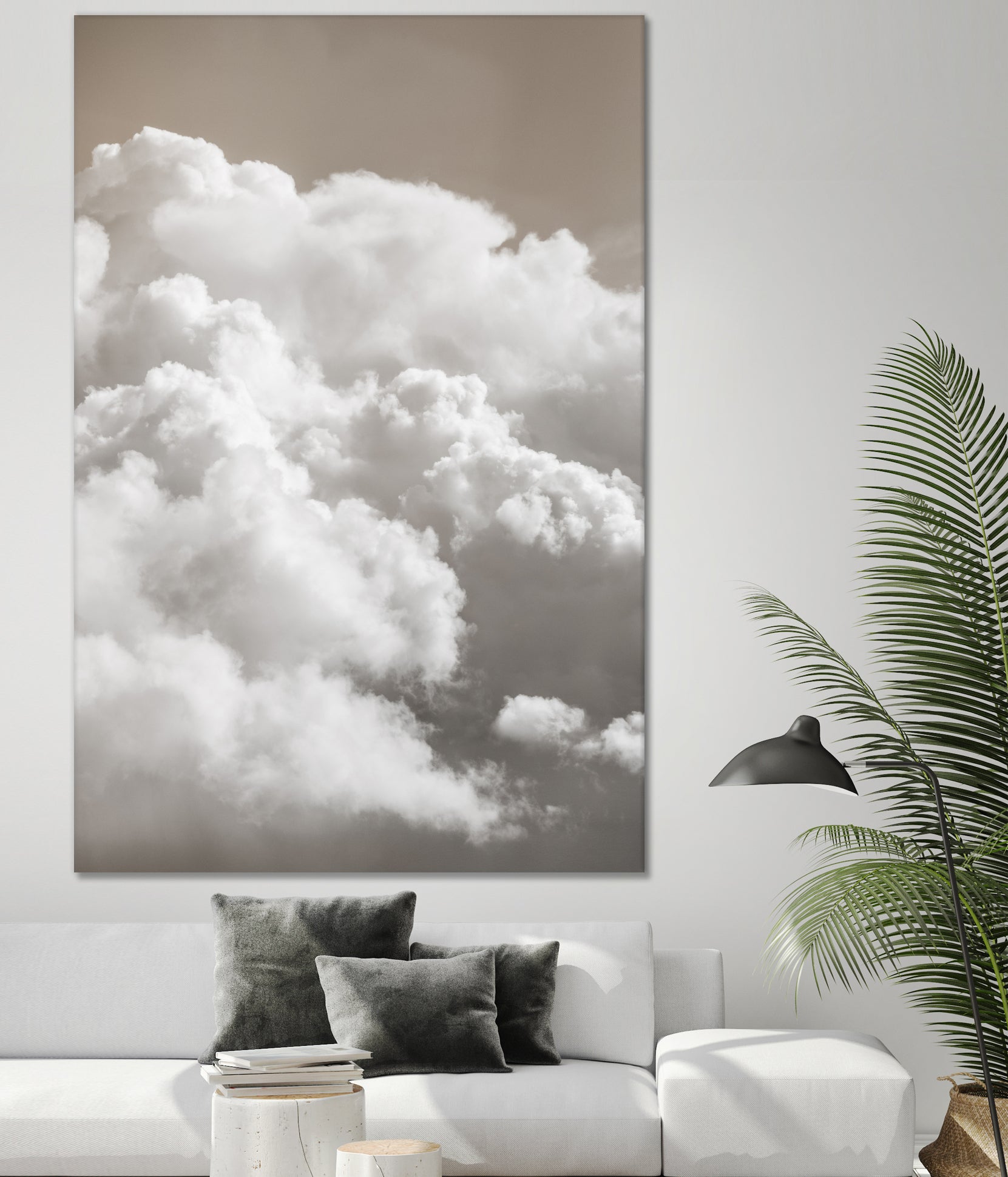 Sandy Clouds by Mareike Bohmer on GIANT ART - cloud