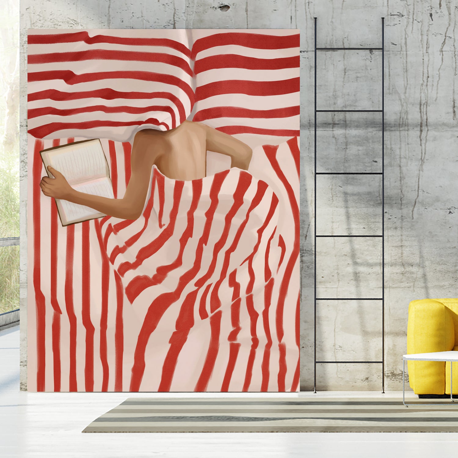 Between the Lines by Flow Line on GIANT ART - illustration stripes