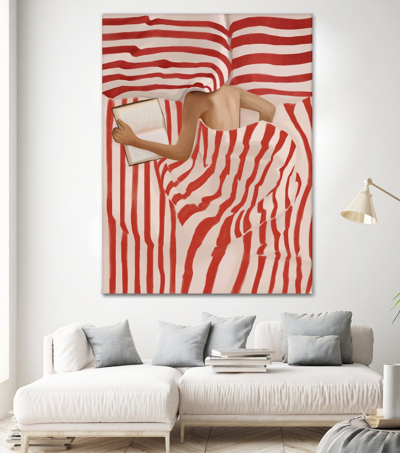 Between the Lines by Flow Line on GIANT ART - illustration stripes