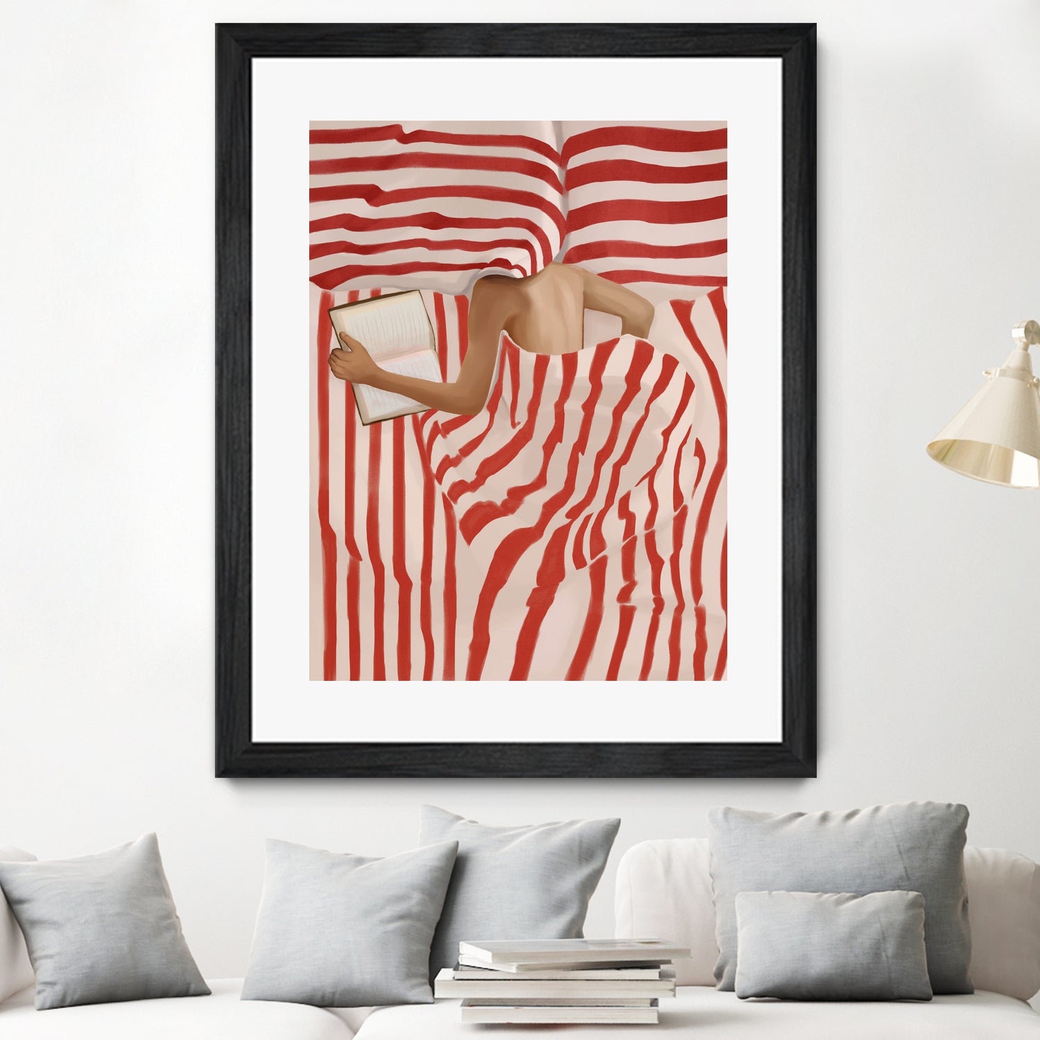 Between the Lines by Flow Line on GIANT ART - illustration stripes