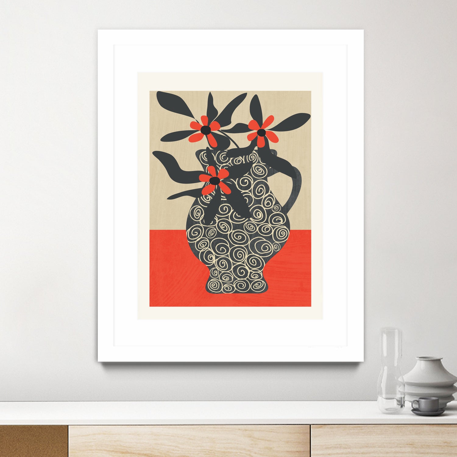 Modern Bloom by Flow Line on GIANT ART - illustration abstract