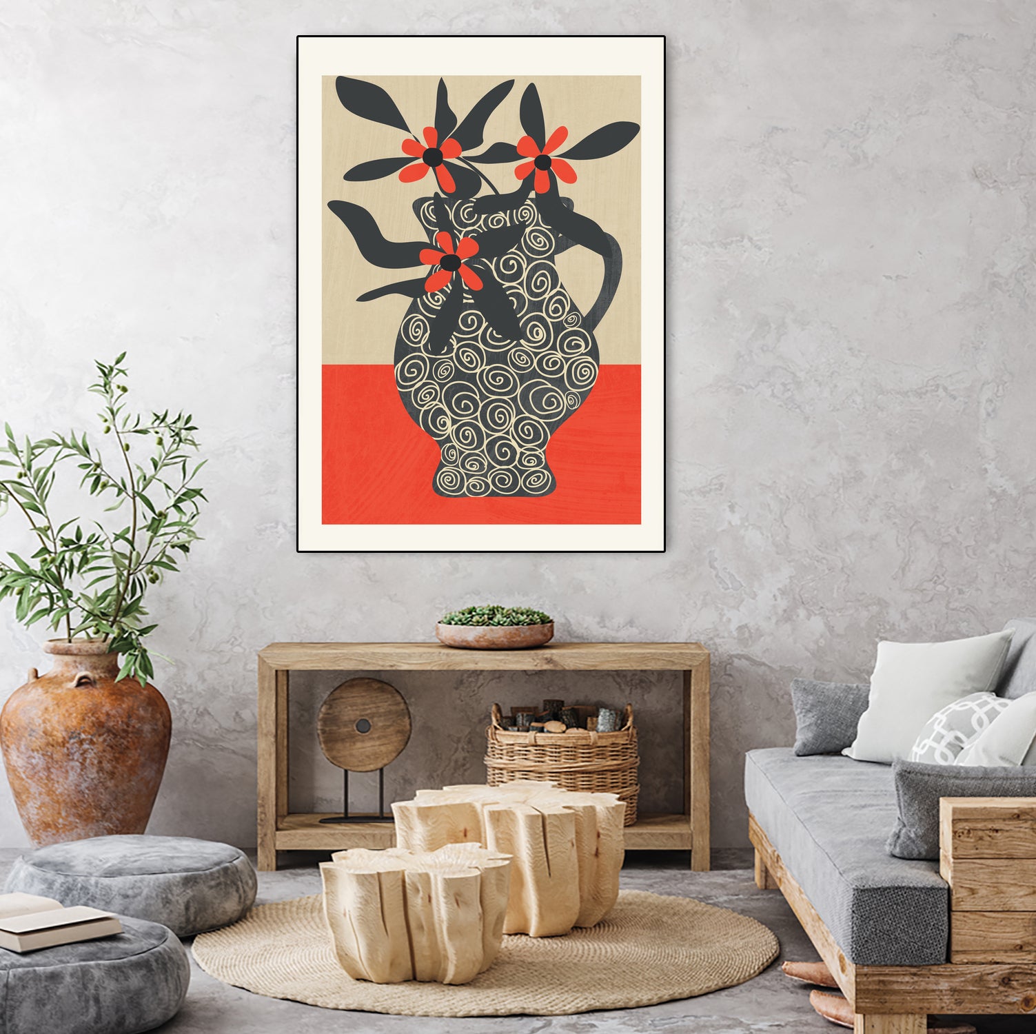 Modern Bloom by Flow Line on GIANT ART - illustration abstract