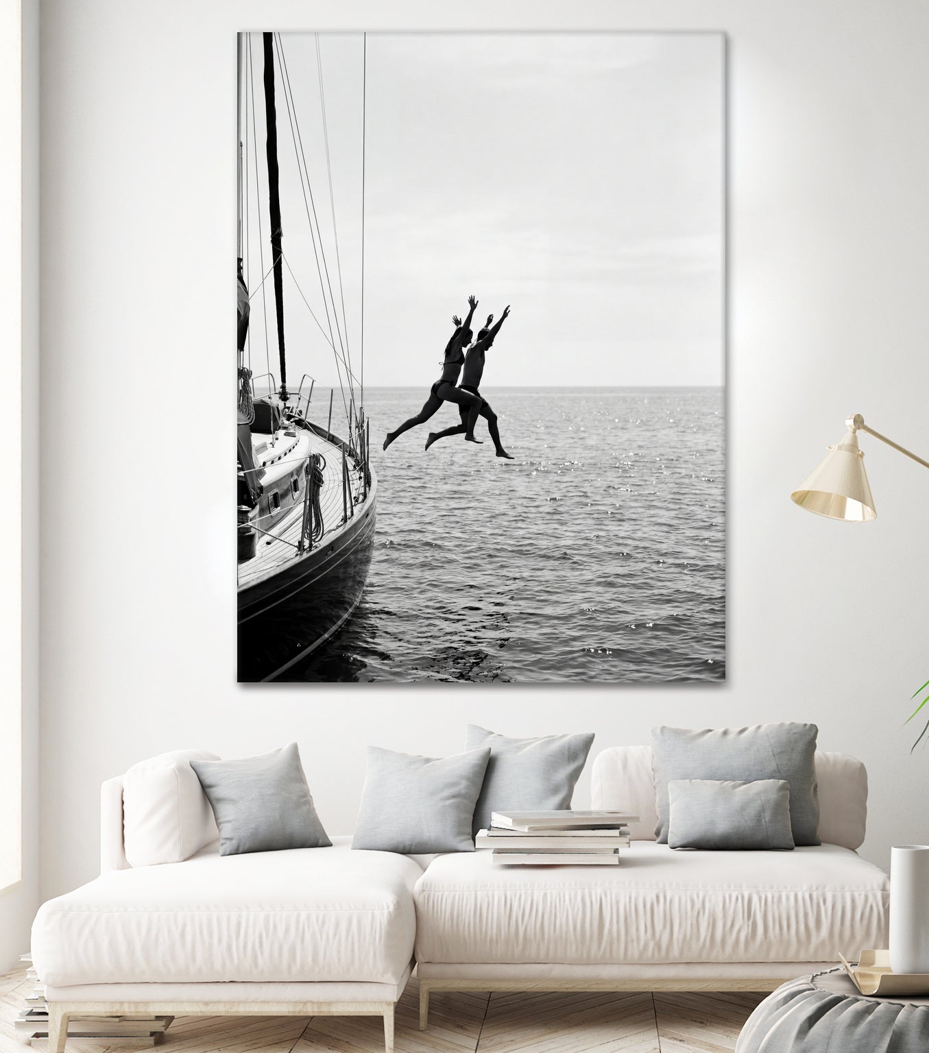 Jumping From a Boat by Andreas Magnusson on GIANT ART - photography boat